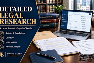 conduct legal research and case law research