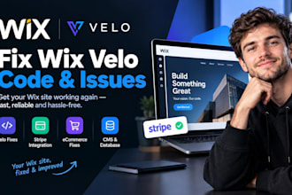 fix wix velo code bugs payment integration stripe api ecommerce redesign cms