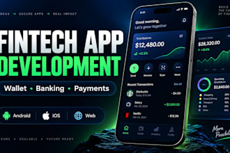 develop a secure fintech app payment wallet or banking