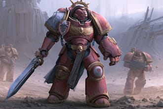 create your warhammer 40k art