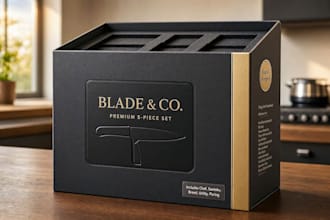 design professional product packaging box pouch and label