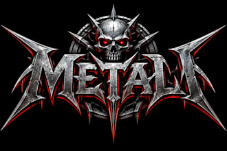 design a modern heavy metal logo