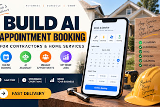 build ai appointment booking for contractors and home services