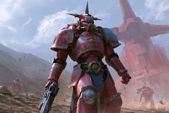 design a fantasy or warhammer 40k character