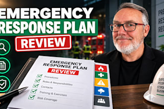 review your emergency response plan and provide a professional gap analysis