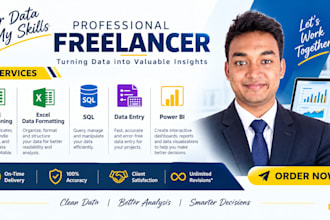 do excel data cleaning, excel data formatting and data analysis
