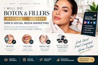 do botox fillers medspa skincare SMM social media marketing