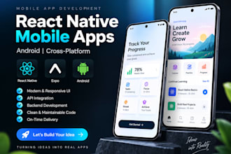 build a react native mobile app for android