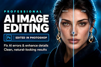 fix ai generated images, remove ai artifacts and edit photos