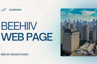 beehiiv web page setup expert