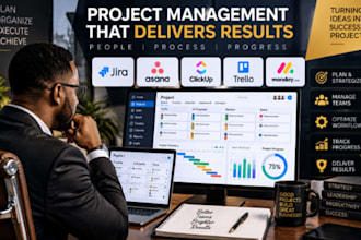 be your project manager for jira asana clickup workflow and task management
