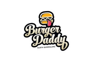 design a modern burger restaurant logo