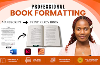 typeset manuscript print book ebook interior layout design formatter typesetter