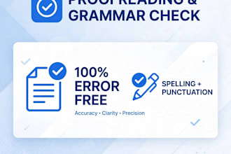 check spelling grammer and proofread your document