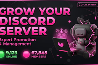 promote your discord server to my huge audience