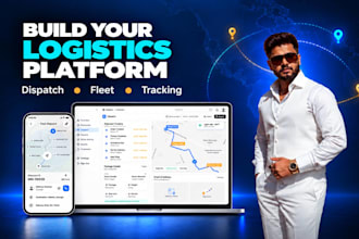 build a logistics app with web CRM, dispatch, fleet management and tracking