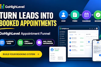 build a high converting gohighlevel appointment funnel for your business
