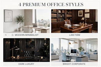 design zoom virtual office background with your logo