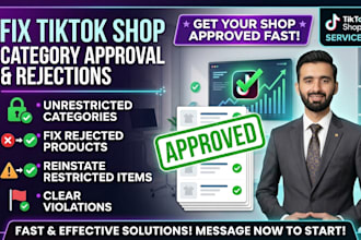 resolve tiktok shop category approval and fix restricted products