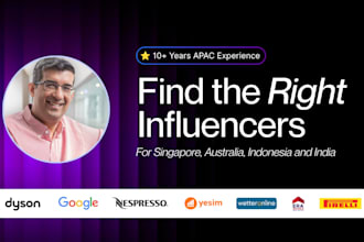 build your influencer marketing list for apac