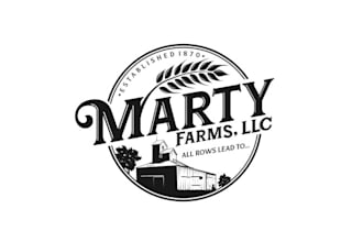 design agriculture creative logo for a working farm