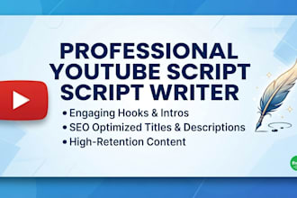 write engaging video scripts and youtube content