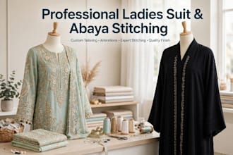 stitch  ladies dresses blouse abaya
