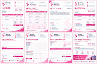 do editable invoice template order form quotation  letterhead pricelist in excel