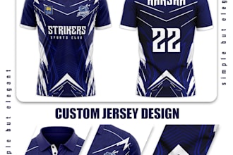 design a professional custom sports jersey