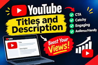 write catchy youtube titles and descriptions