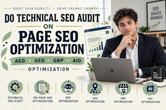 do technical seo audit on page se0 optimization aeo geo gbp aio optimization