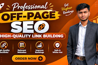 professional off page SEO and high quality link building