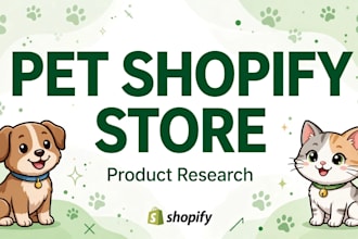 find winning pet products for shopify store