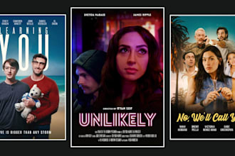 create a professional movie poster design, film poster
