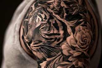 draw minimalist custom tattoo designs