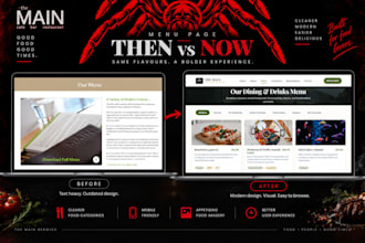 build a modern restaurant website with online ordering