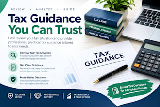 review your tax situation and provide professional tax guidance