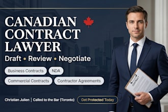 draft a professional canadian independent contractor agreement