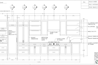 do kitchen cabinet shop drawings and wardrobe layouts with detailed 2d drawing