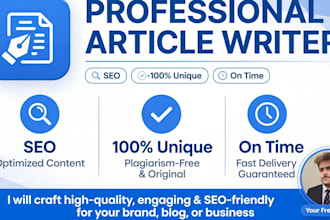 write SEO urdu and english articles, blogs