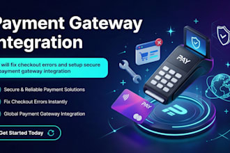 fix checkout errors and setup secure payment gateway integration