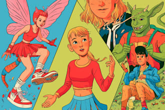 create polished comic book illustrations