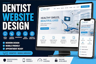 design a modern dentist wordpress website