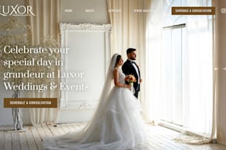 design wix wedding website wedding planner website wix event booking website