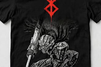 design trendy anime streetwear y2k graphic tshirt