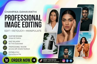 professionally edit, manipulate and improve your images and designs