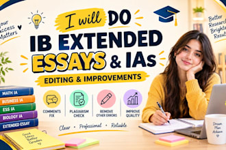 help you with ib math ia, business and physics ia