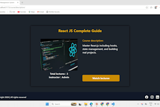 do a modern fullstack web application