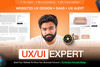 create a conversion focused UX UI design for your website