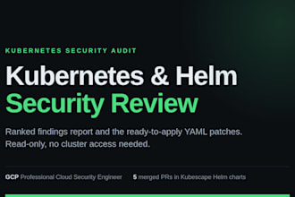 do a kubernetes security audit and rbac hardening review